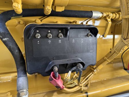 Electrical connection panel for Caterpillar 3516 engine.