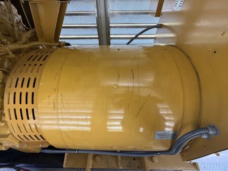Rear side of generator end on Caterpillar 3516 genset