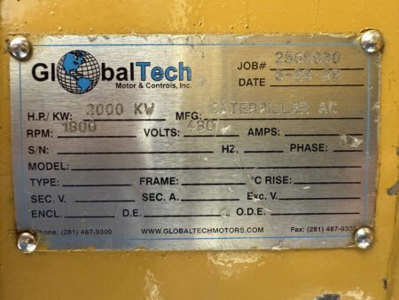 GlobalTech rebuilder service shop plate.