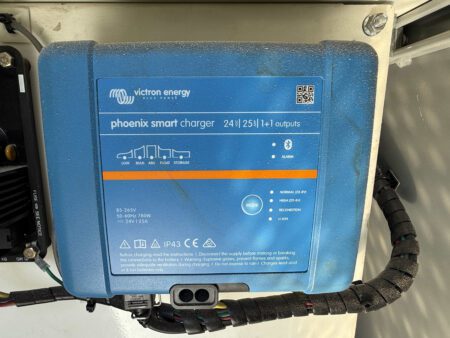 Victron Energy Phoenix Smart Charger for Caterpillar generator system.
