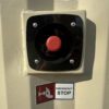 Exterior emergency stop button for generator.