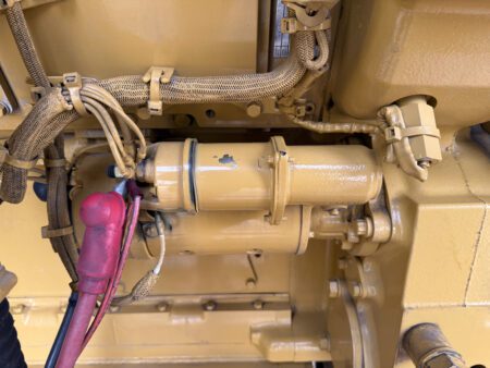 Caterpillar 3508B diesel engine starter motor assembly.