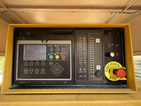 Caterpillar EMCP 4.3 digital generator control panel.