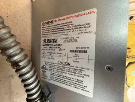 SENS EnerGenius battery charger unit.