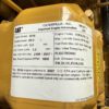 Caterpillar 3516 engine information label showing technical specifications and compliance data.