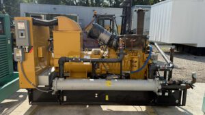 2011 Caterpillar C9 250 kW open skid diesel generator