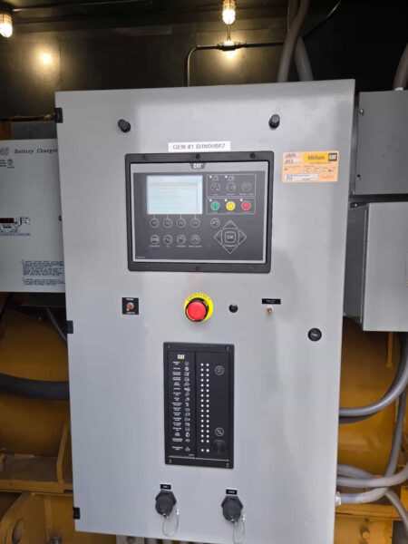 EMCP 4.3 control panel of CAT 3516B generator.