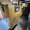 Generator output breaker panel inside switchgear cabinet