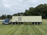 Caterpillar 3516 generator enclosure on trailer