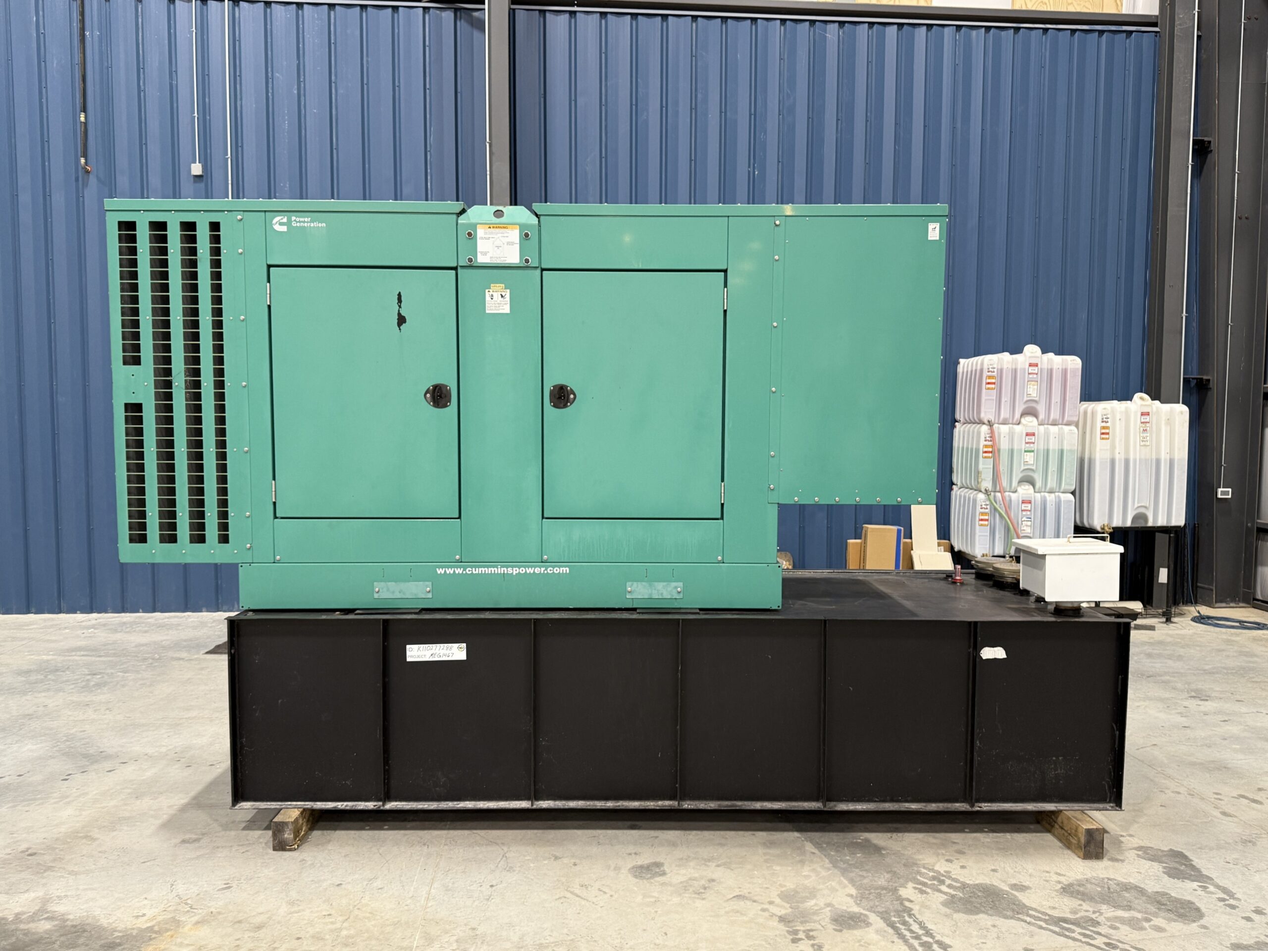 2011-Cummins-DSGAC-150kW-K110277288-Exterior-Side-4 2011 Cummins DSGAC 150kW Diesel Generator Set - Image 1